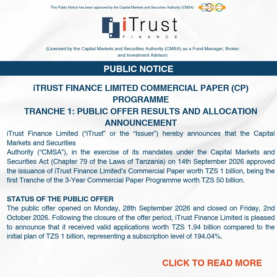 iTrust Commercial Paper Results